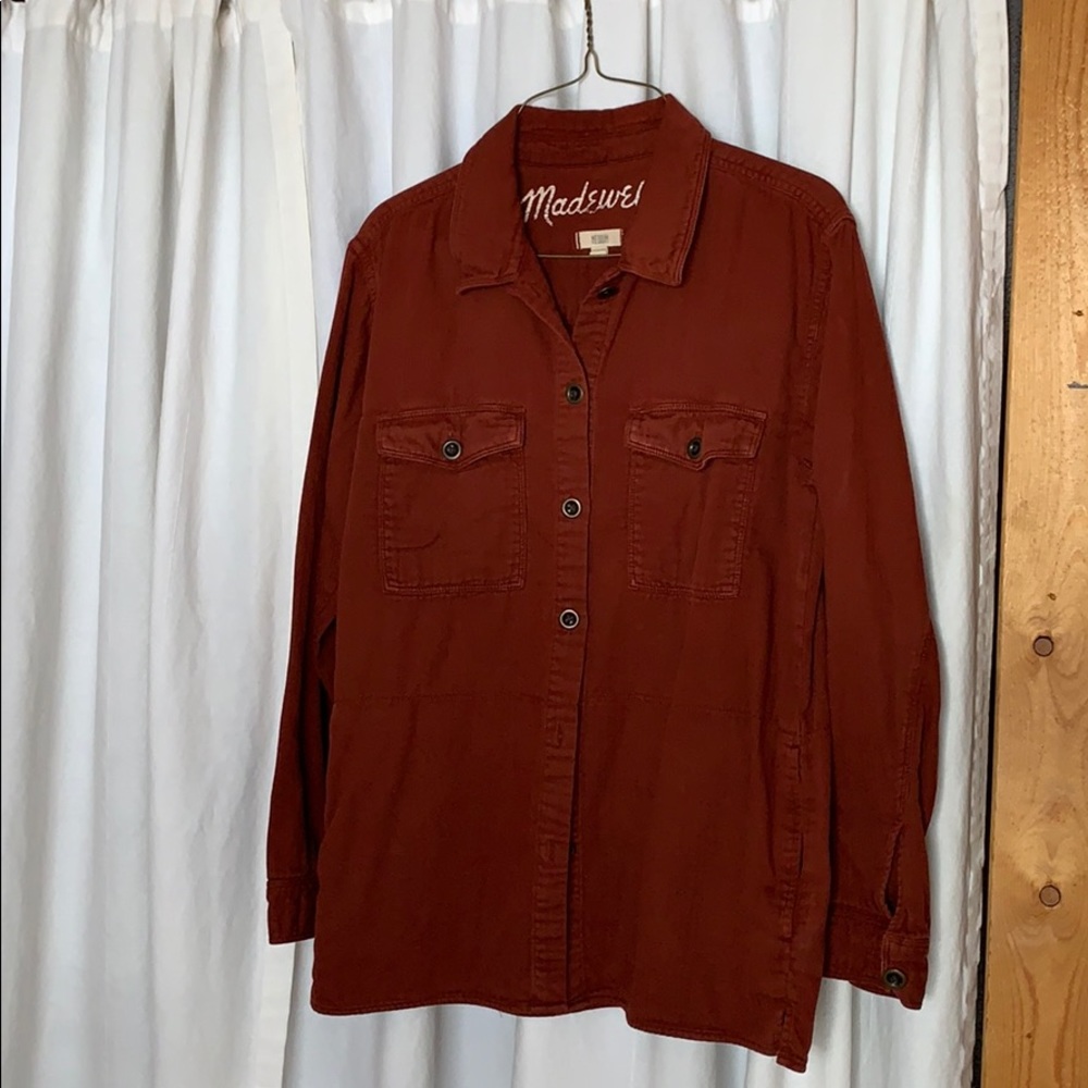 Made well herringbone shirt-jacket